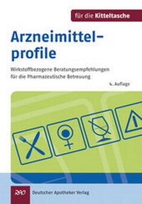 Enlarge image Cover: Arzneimittelprofile für die Kitteltasche - Deutscher Apotheker Verlag