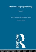 Cover: Modern Language Teaching Linguistic Foundations - Routledge