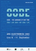 Cover: Ars Electronica 2003 - Hatje Cantz Verlag