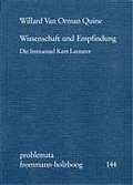 Cover: Wissenschaft und Empfindung - frommann-holzboog