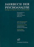 Cover: Jahrbuch der Psychoanalyse / Band 47 - frommann-holzboog
