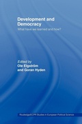 Cover: Development and Democracy - Routledge