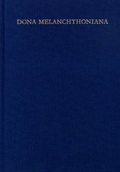 Cover: Dona Melanchthoniana - frommann-holzboog