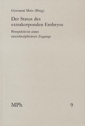 Cover: Der Status des extrakorporalen Embryos - frommann-holzboog