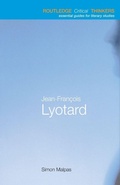 Cover: Jean-Francois Lyotard - Routledge
