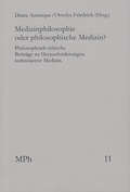 Cover: Medizinphilosophie oder philosophische Medizin? - frommann-holzboog