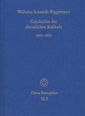 Cover: Geschichte der christlichen Kabbala. Band 3 - frommann-holzboog