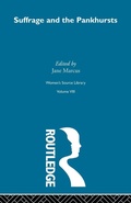 Cover: Suffrage and the Pankhursts - Routledge