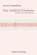 Cover: Das weiblich Erhabene - Brill Deutschland