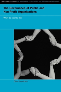 Enlarge image Cover: The Governance of Public and Non-Profit Organizations - Routledge