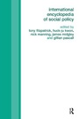 Cover: International Encyclopedia of Social Policy - Routledge