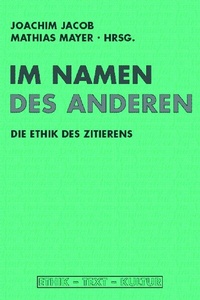 Abbildung von: Im Namen des anderen - Brill | Fink