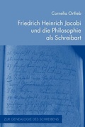 Cover: Friedrich Heinrich Jacobi und die Philosophie als Schreibart - Brill Deutschland