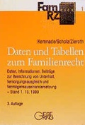 Cover: Daten und Tabellen zum Familienrecht - Gieseking