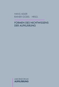 Cover: Formen des Nichtwissens der Aufkl&auml;rung - Brill Deutschland