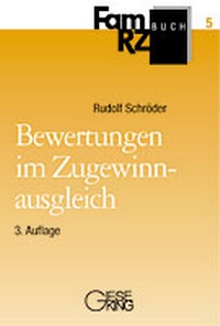 Bild: Bewertungen im Zugewinnausgleich - Gieseking