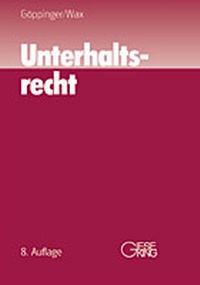 Abbildung von: Unterhaltsrecht - Gieseking