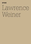 Cover: Lawrence Weiner - Hatje Cantz Verlag