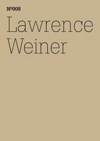 Enlarge image Cover: Lawrence Weiner - Hatje Cantz Verlag