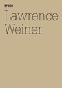 Cover: Lawrence Weiner - Hatje Cantz Verlag