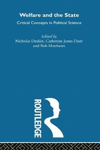 Enlarge image Cover: Welfare and the State - Routledge