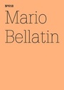 Cover: Mario Bellatin - Hatje Cantz Verlag