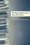 Cover: Writing Engineering Specifications - Routledge