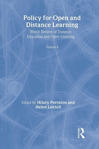 Enlarge image Cover: Policy for Open and Distance Learning - Routledge