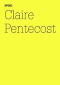 Cover: Claire Pentecost - Hatje Cantz Verlag