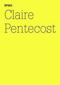 Enlarge image Cover: Claire Pentecost - Hatje Cantz Verlag