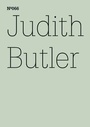 Cover: Judith Butler - Hatje Cantz Verlag