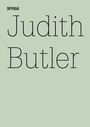 Cover: Judith Butler - Hatje Cantz Verlag