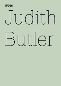 Enlarge image Cover: Judith Butler - Hatje Cantz Verlag
