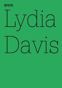 Enlarge image Cover: Lydia Davis - Hatje Cantz Verlag