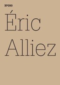 Cover: &Eacute;ric Alliez - Hatje Cantz Verlag