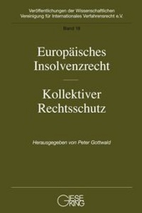 Abbildung von: Europäisches Insolvenzrecht-Kollektiver Rechtsschutz - Gieseking