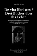 Cover: De vita libri tres / Drei B&uuml;cher &uuml;ber das Leben - Brill Deutschland