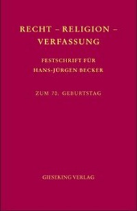 Abbildung von: Recht-Religion-Verfassung - Gieseking