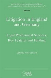 Abbildung von: Litigation in England and Germany - Gieseking