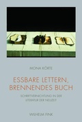 Cover: Essbare Lettern, brennendes Buch - Brill Deutschland