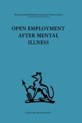 Cover: Open Employment after Mental Illness - Routledge