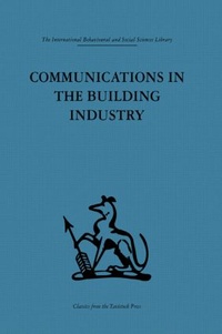 Enlarge image Cover: Communications in the Building Industry - Routledge