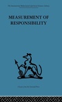 Cover: Measurement of Responsibility - Routledge