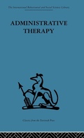 Cover: Administrative Therapy - Routledge