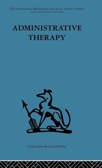 Enlarge image Cover: Administrative Therapy - Routledge