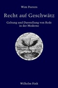 Cover: Recht auf Geschw&auml;tz - Brill Deutschland
