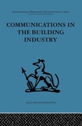 Cover: Communications in the Building Industry - Routledge