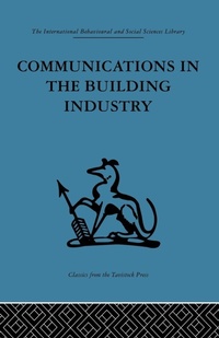 Enlarge image Cover: Communications in the Building Industry - Routledge