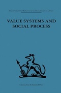 Cover: Value Systems and Social Process - Routledge