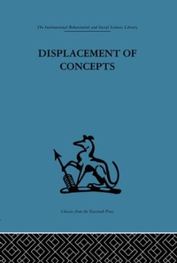 Enlarge image Cover: Displacement of Concepts - Routledge